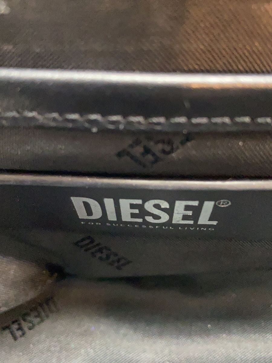 DIESEL1dr Shoulder Bag Leather BLK 5