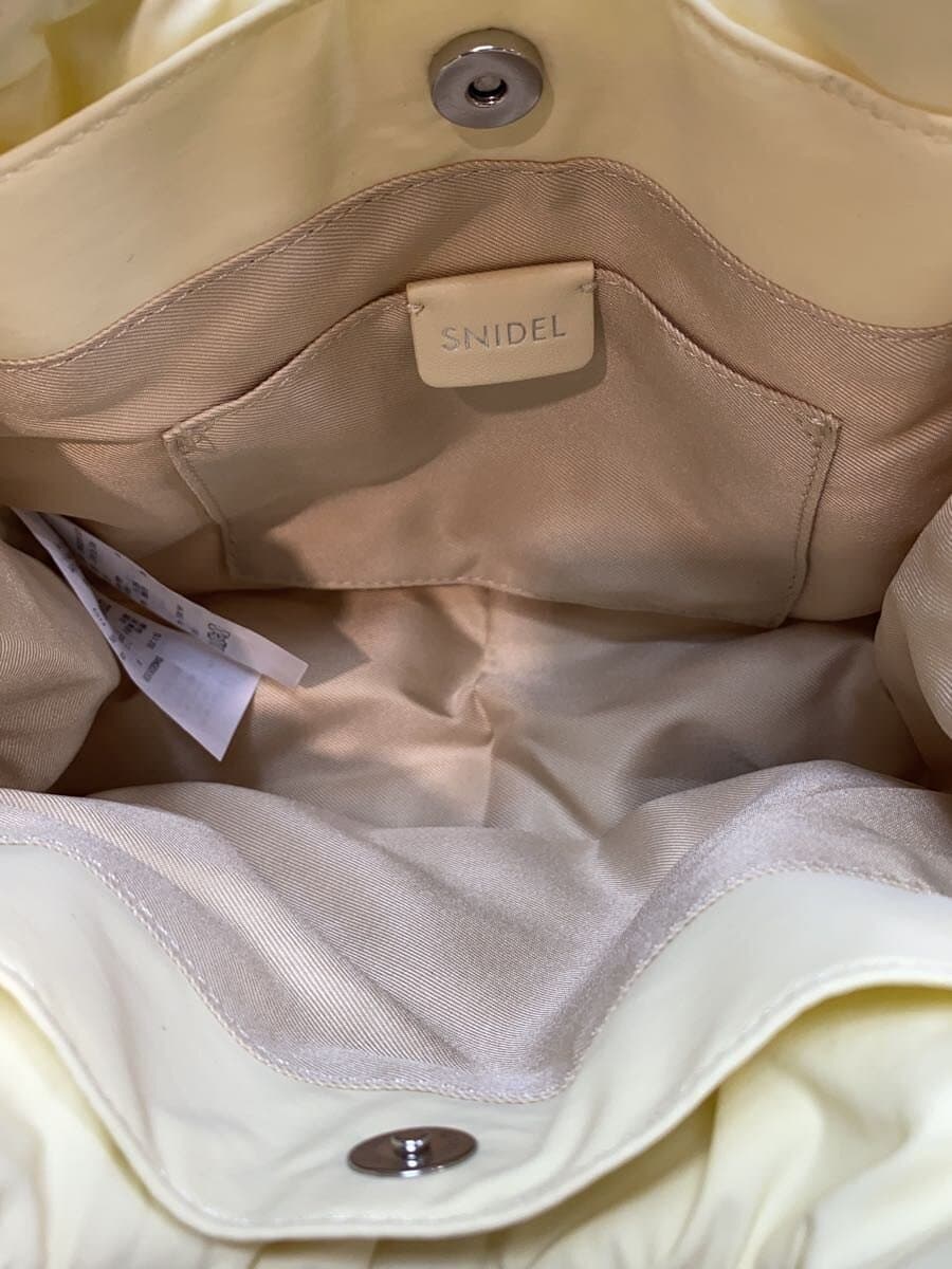 SNIDEL Puffy Ribbon Bag Nylon YLW SWGB261639 6