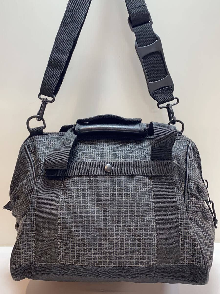 STUSSY Shoulder Bag BLK Check 3