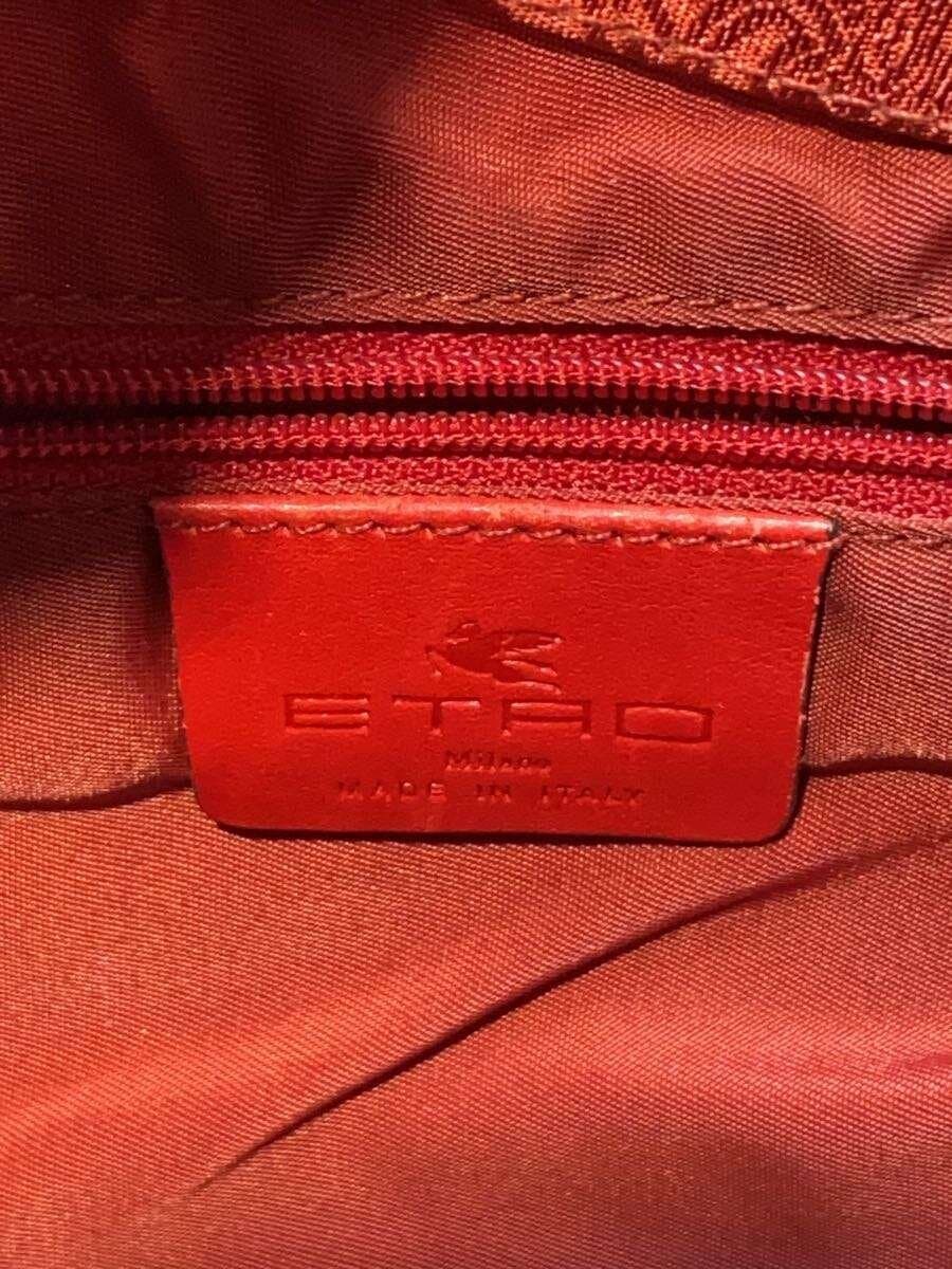 ETRO Shoulder Bag RED Paisley 5