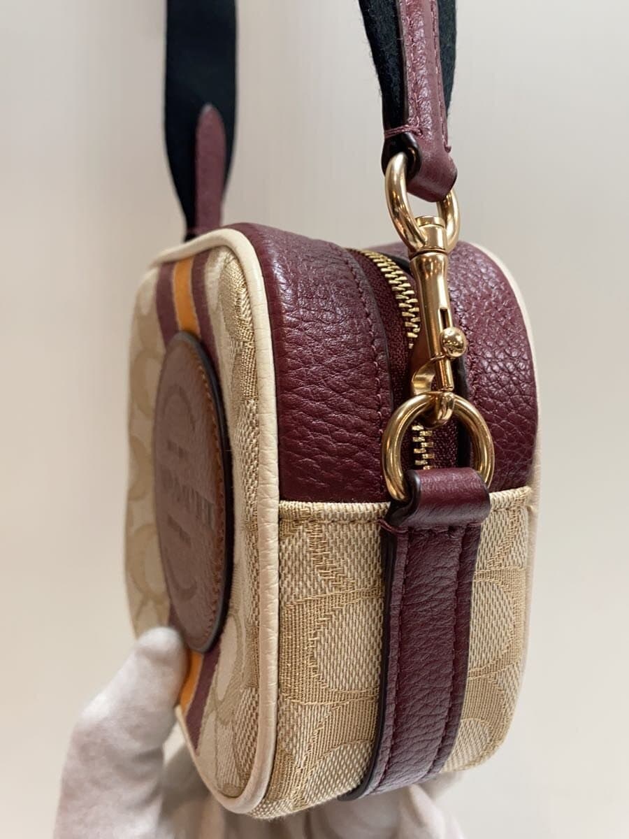 COACH Signature Mini Dempsey Shoulder Bag PVC BEG All Over Pattern 7057 2