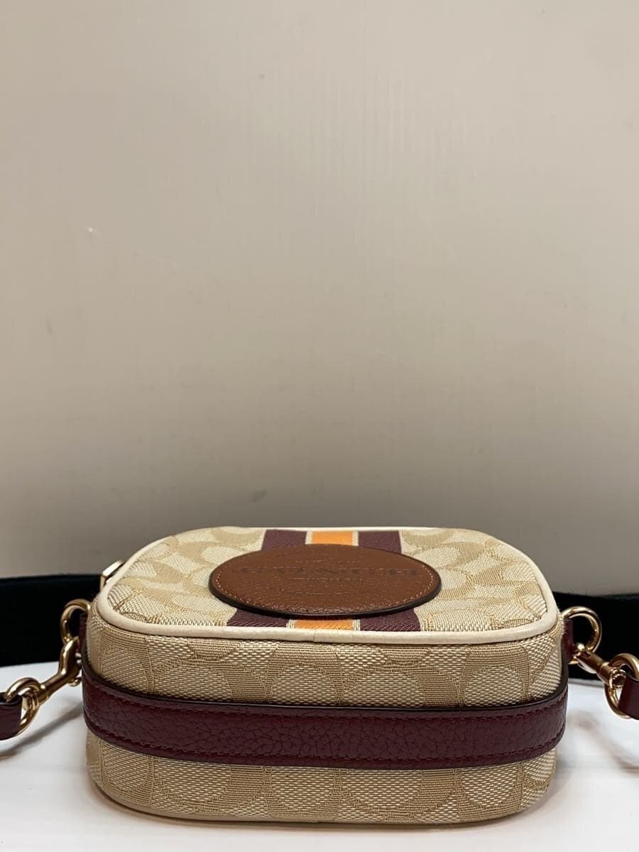 COACH Signature Mini Dempsey Shoulder Bag PVC BEG All Over Pattern 7057 4