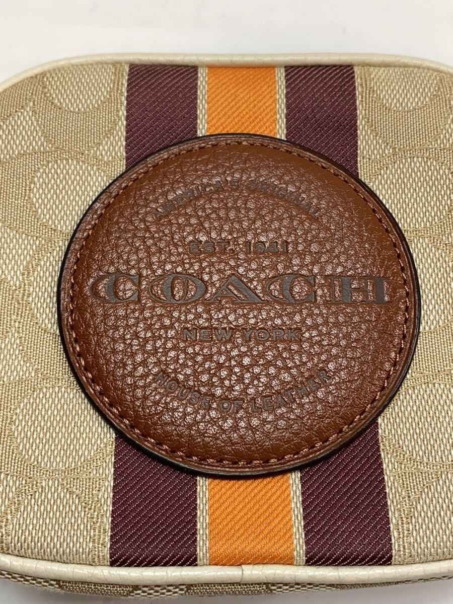 COACH Signature Mini Dempsey Shoulder Bag PVC BEG All Over Pattern 7057 5