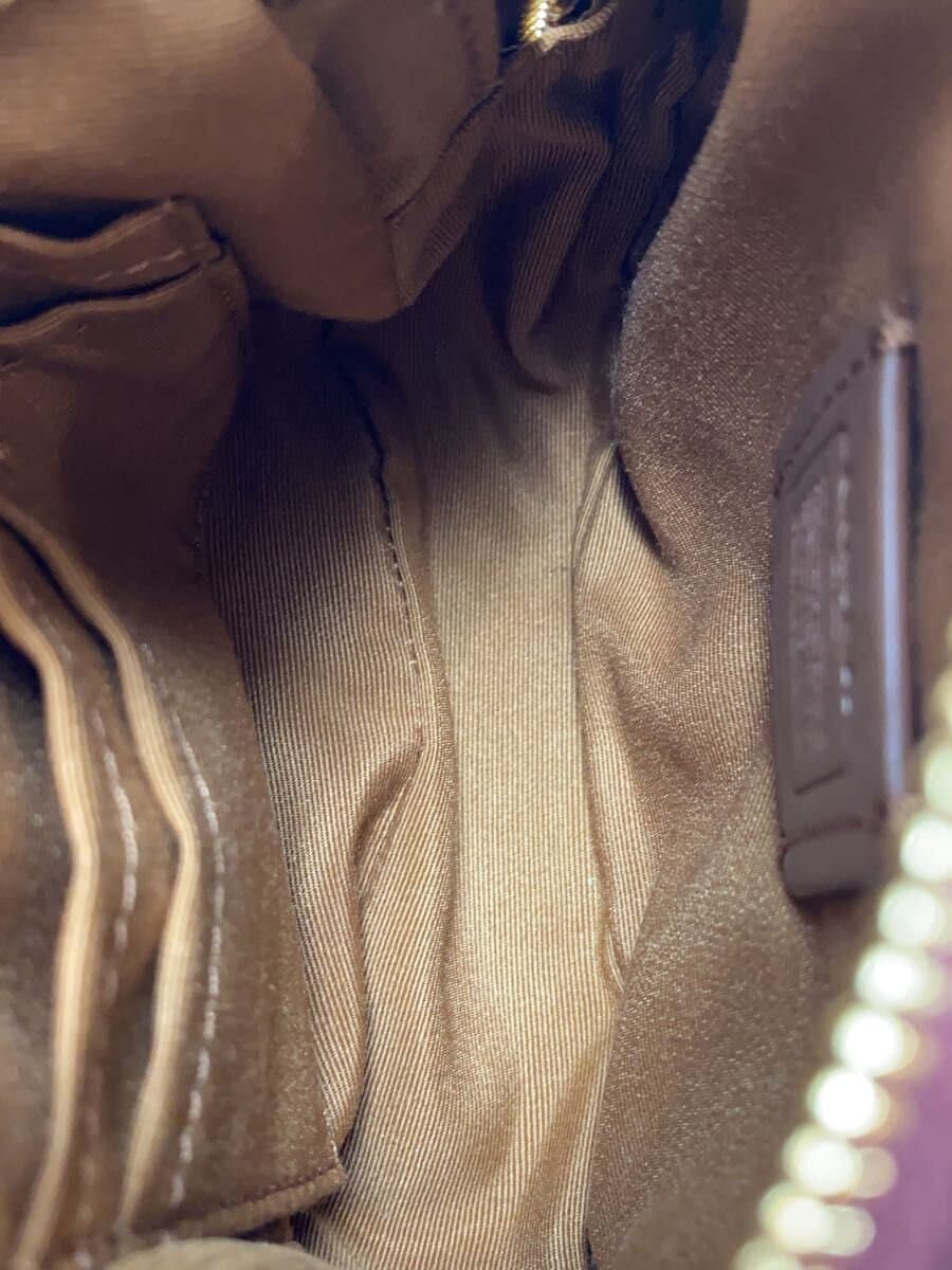 COACH Signature Mini Dempsey Shoulder Bag PVC BEG All Over Pattern 7057 6