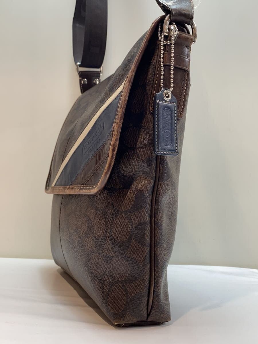 COACH Shoulder Bag BRW All Over Pattern L1069-70333 2