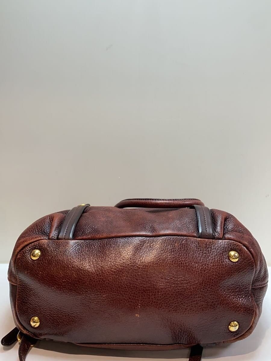 PRADA Shoulder Bag Leather BRD 4