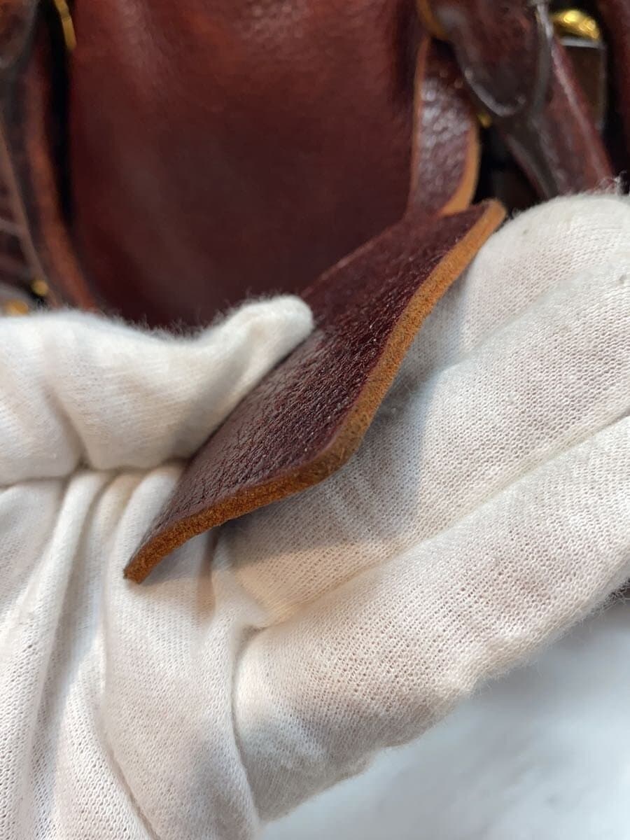 PRADA Shoulder Bag Leather BRD 9