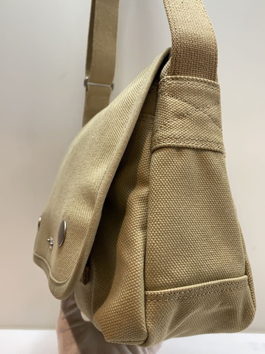 LUGGAGE LABEL Shoulder Bag Canvas BEG 2