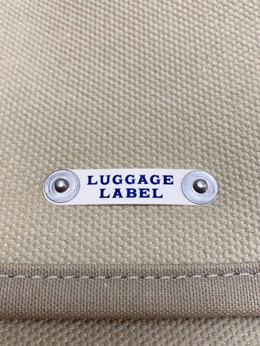 LUGGAGE LABEL Shoulder Bag Canvas BEG 5