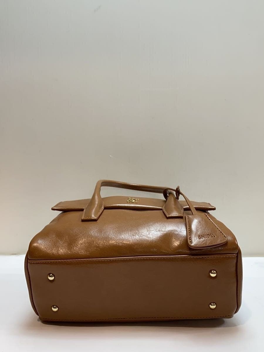 SNIDEL Padlock Charm Boston Leather BRW Solid SWGB255615 4