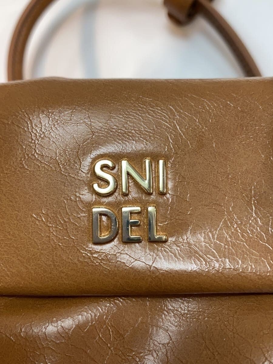 SNIDEL Padlock Charm Boston Leather BRW Solid SWGB255615 5