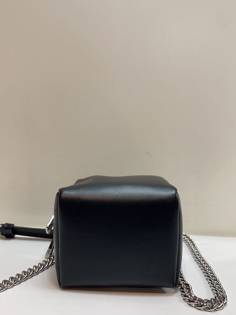 ARMANI EXCHANGE AX Logo Mini Shoulder Bag Leather Black 4