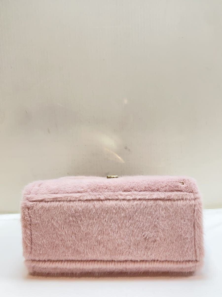 CELFORD Beaded Faux Fur Pouch Shoulder Bag Polyester Pink CWGB244510 4