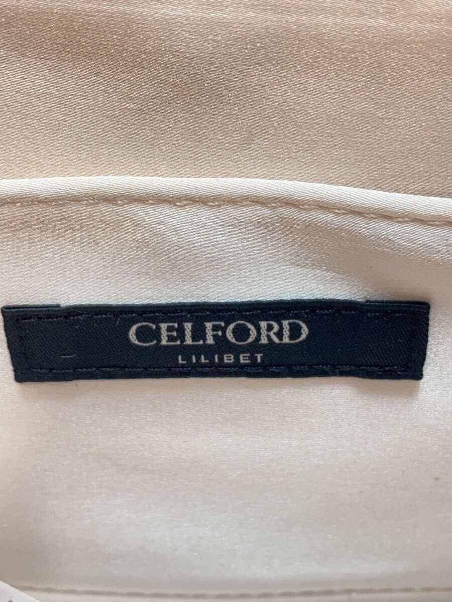 CELFORD Beaded Faux Fur Pouch Shoulder Bag Polyester Pink CWGB244510 5