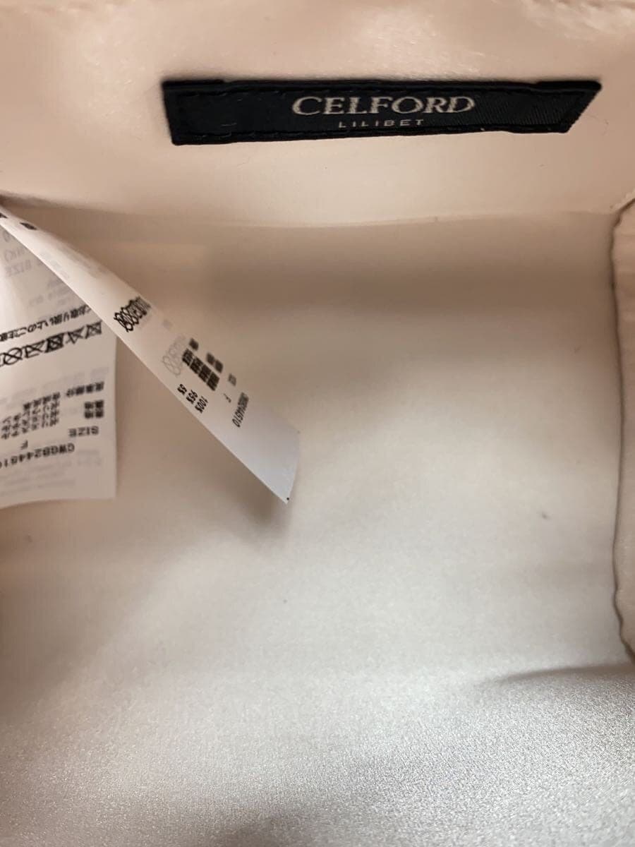 CELFORD Beaded Faux Fur Pouch Shoulder Bag Polyester Pink CWGB244510 6