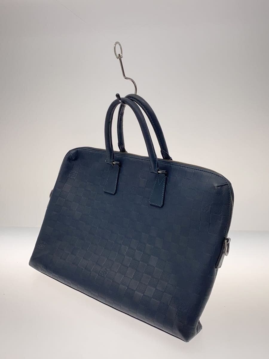 LOUIS VUITTON Porte-Documents Jour Damier Améthyste Leather NVY N41327 2