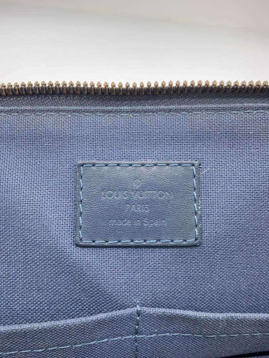 LOUIS VUITTON Porte-Documents Jour Damier Améthyste Leather NVY N41327 5