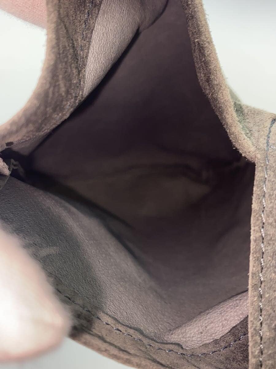 Hender Scheme Shoulder Bag Suede GRY Plain 5