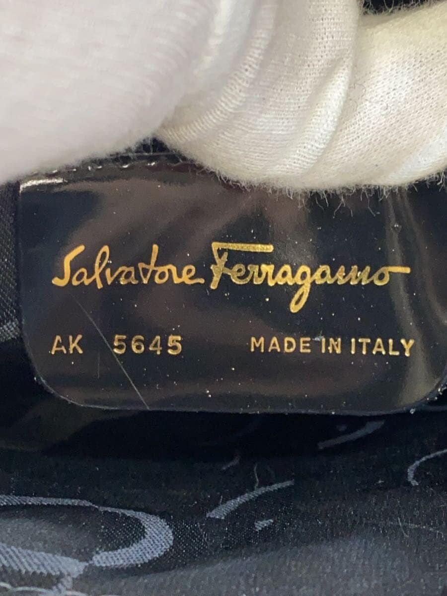 Salvatore Ferragamo handbag -- BLK solid color 5