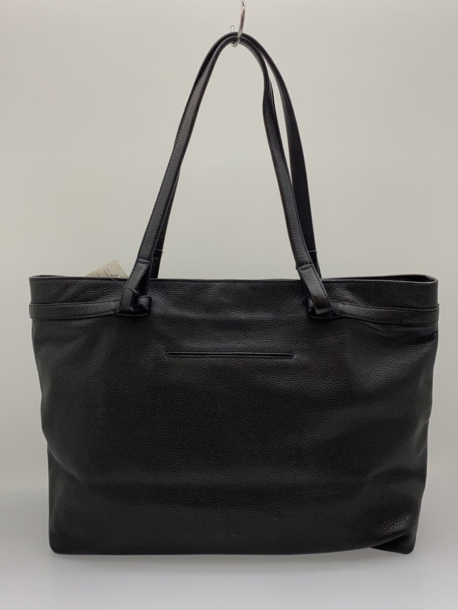 COLE HAAN Tote Bag Leather BLK Solid 3