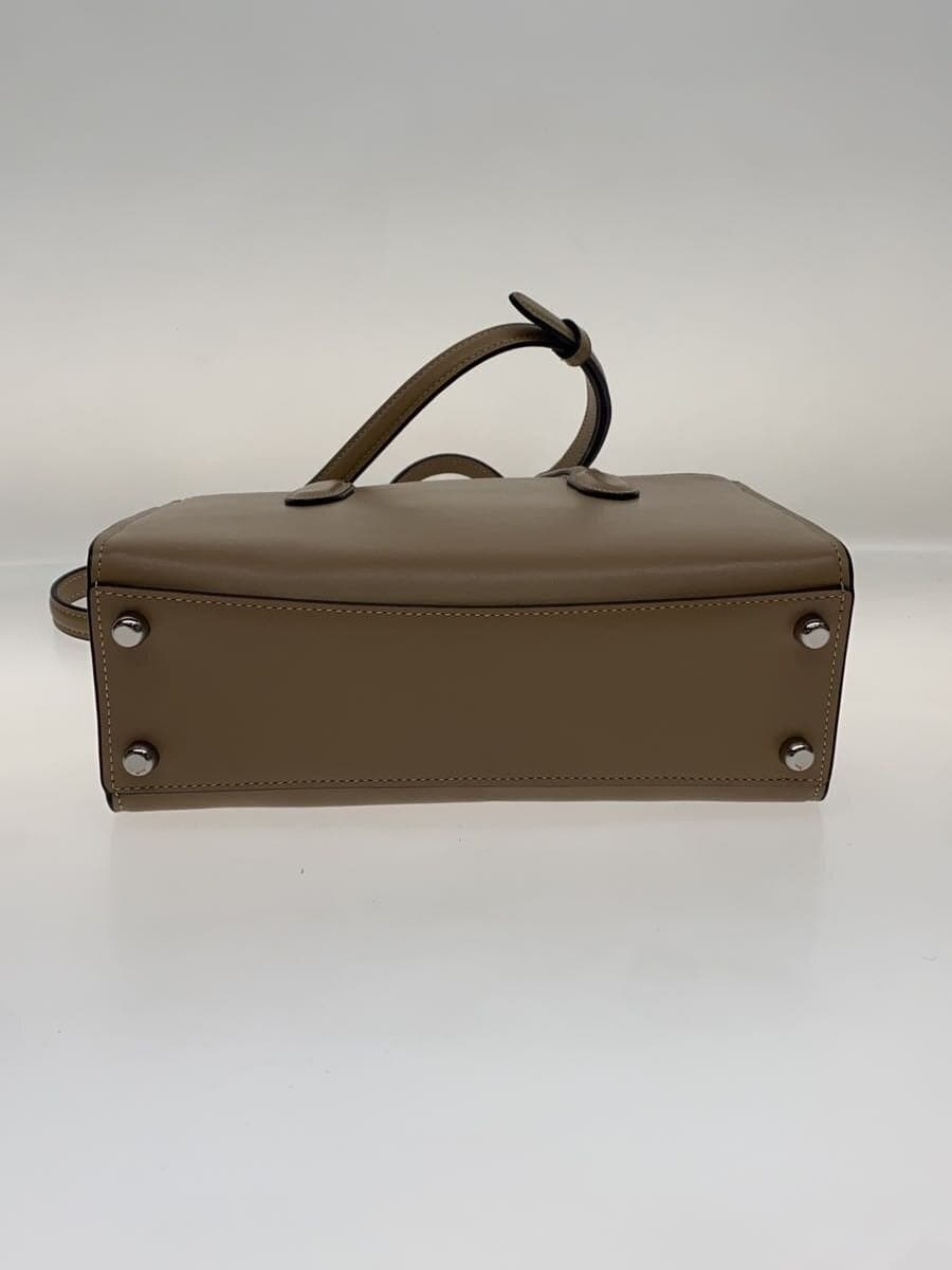 COACH Shoulder Bag Leather Beige Plain F2481-CW492 4