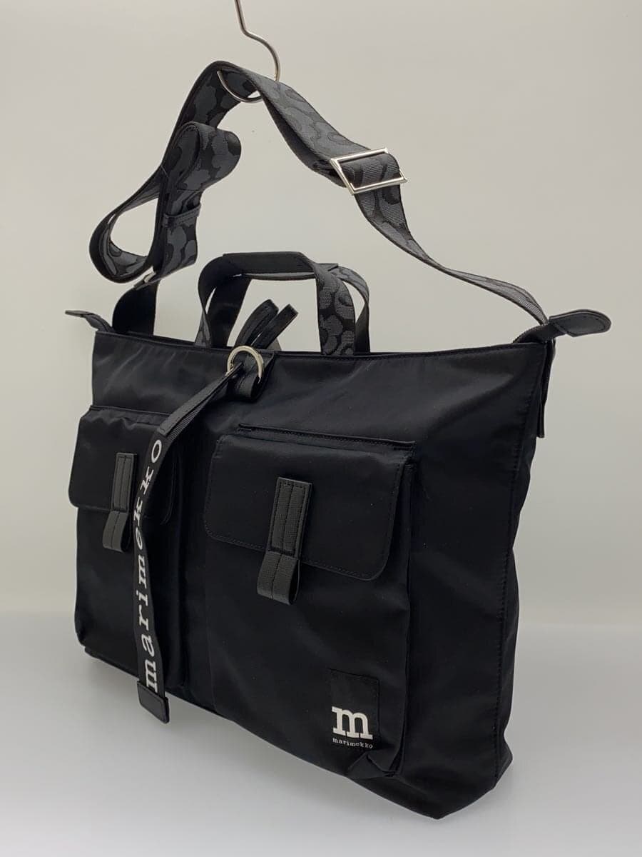 marimekko Shoulder Bag BLK Solid 091923 2