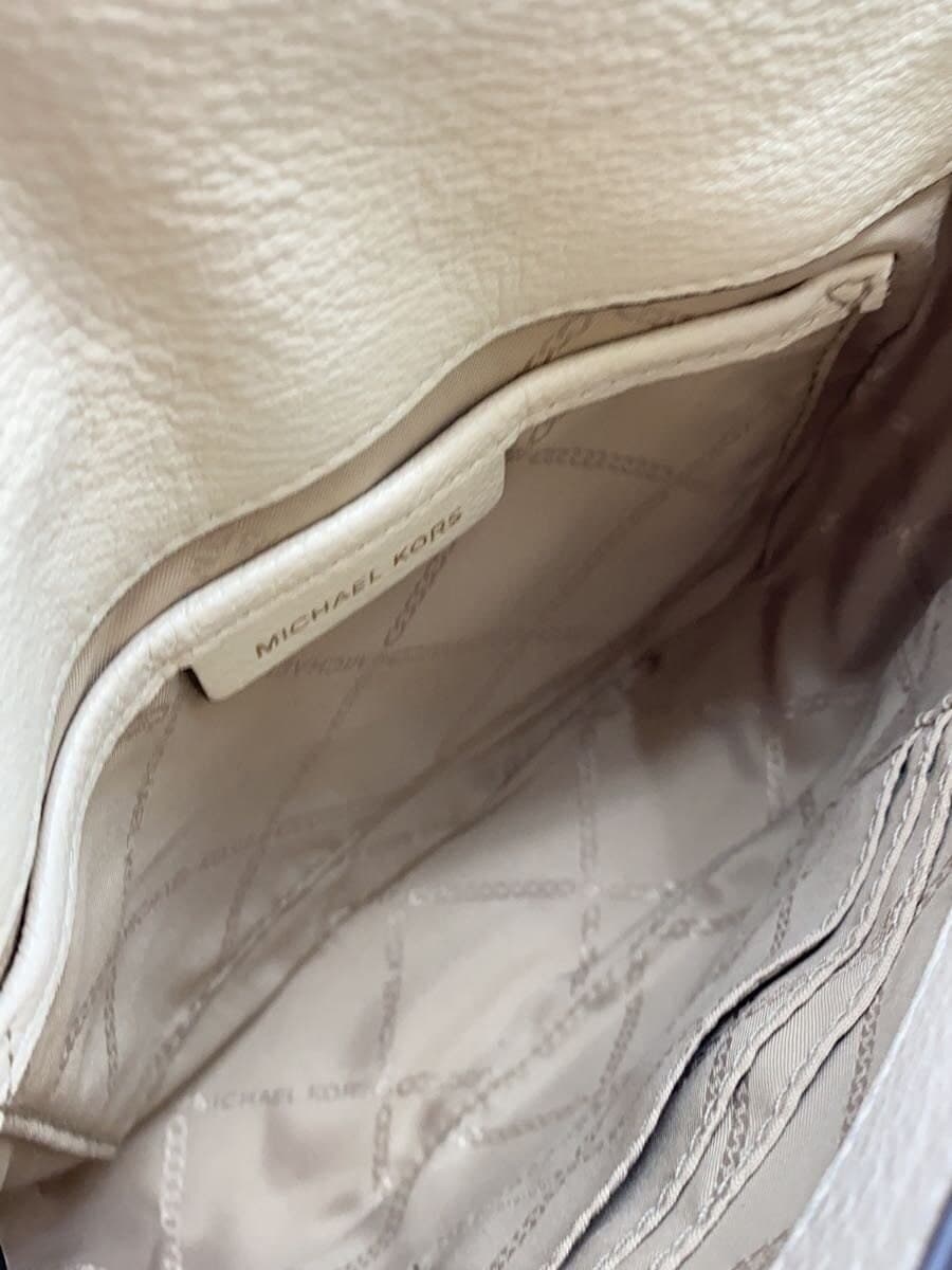 MICHAEL KORS Shoulder Bag WHT Solid 32T8TF5C0L 6