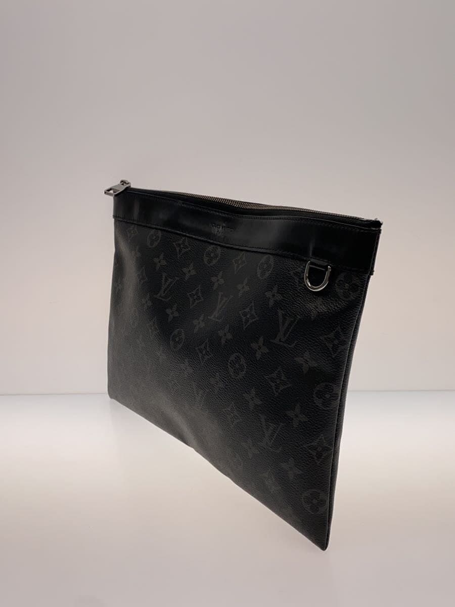 LOUIS VUITTON Pochette Apollo Monogram Eclipse PVC BLK M62291 2