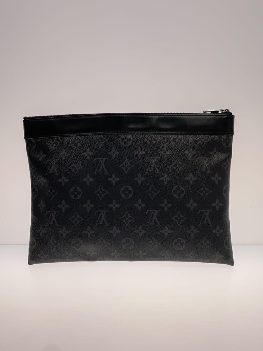 LOUIS VUITTON Pochette Apollo Monogram Eclipse PVC BLK M62291 3