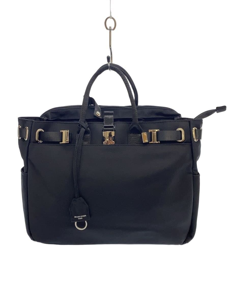 SELENT ETHER Tote Bag -- BLK Plain