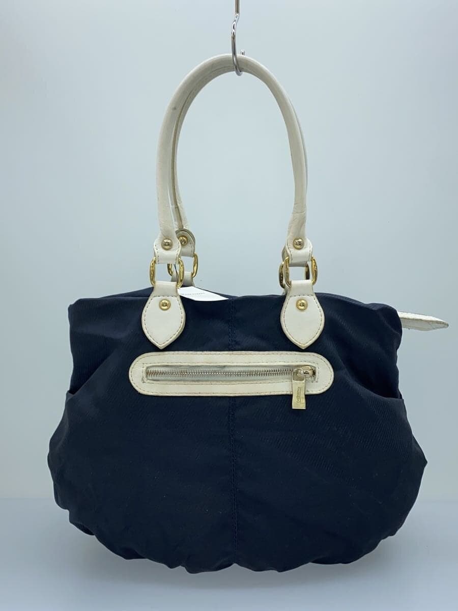 Orobianco Bag Navy Inside Stain Hardware Minor With Scratches 3