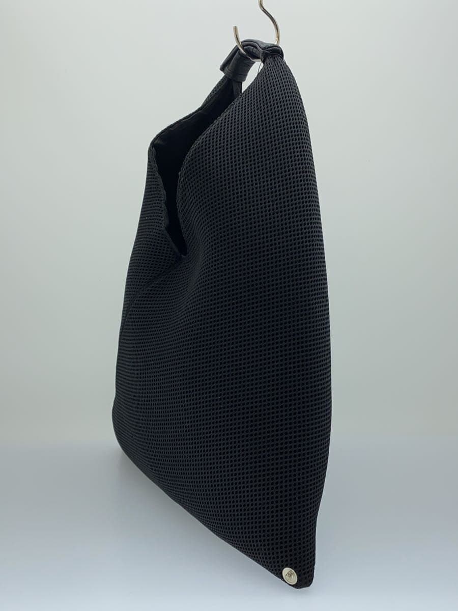 MM6 Triangle Japanese Mesh Tote Bag Polyester Black 2