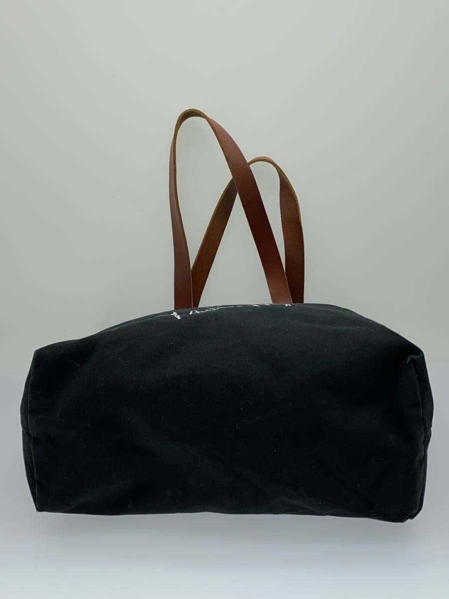 IL BISONTE Tote Bag Cotton BLK 4