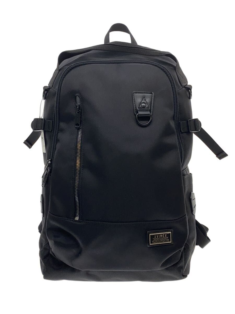 AVIREX Solid Backpack -- BLK Solid Color
