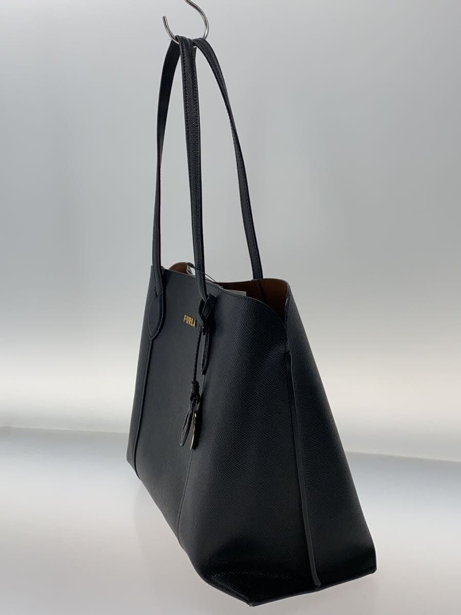 FURLA Tote Bag Leather BLK WB00418 VITTORIA 2