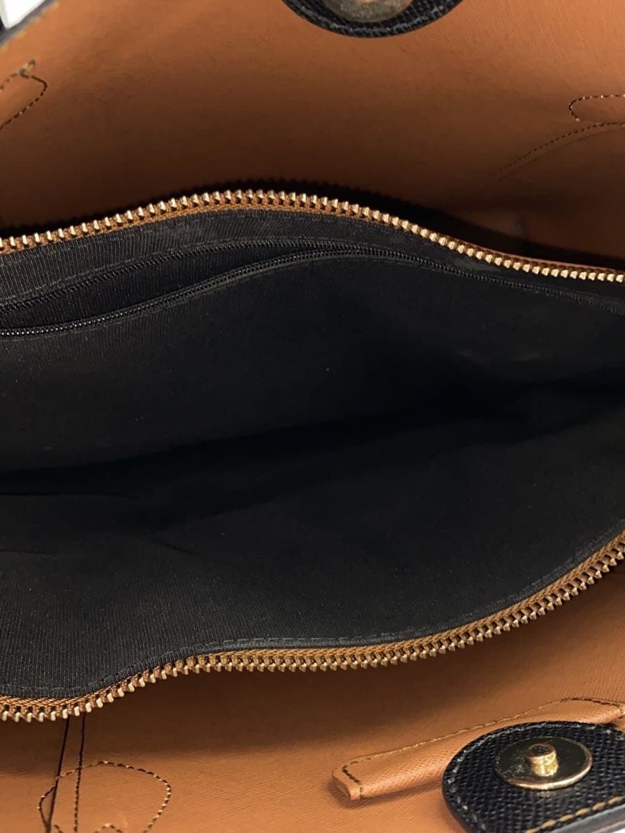 FURLA Tote Bag Leather BLK WB00418 VITTORIA 6