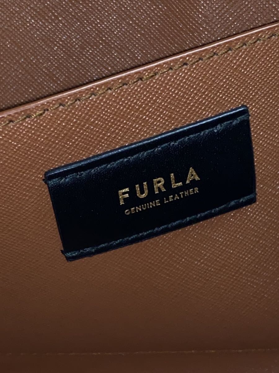 FURLA Tote Bag Leather BLK WB00418 VITTORIA 7