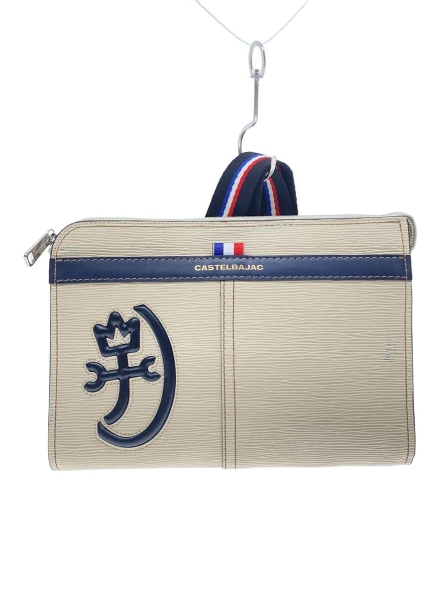 CASTELBAJAC second bag leather WHT 072131