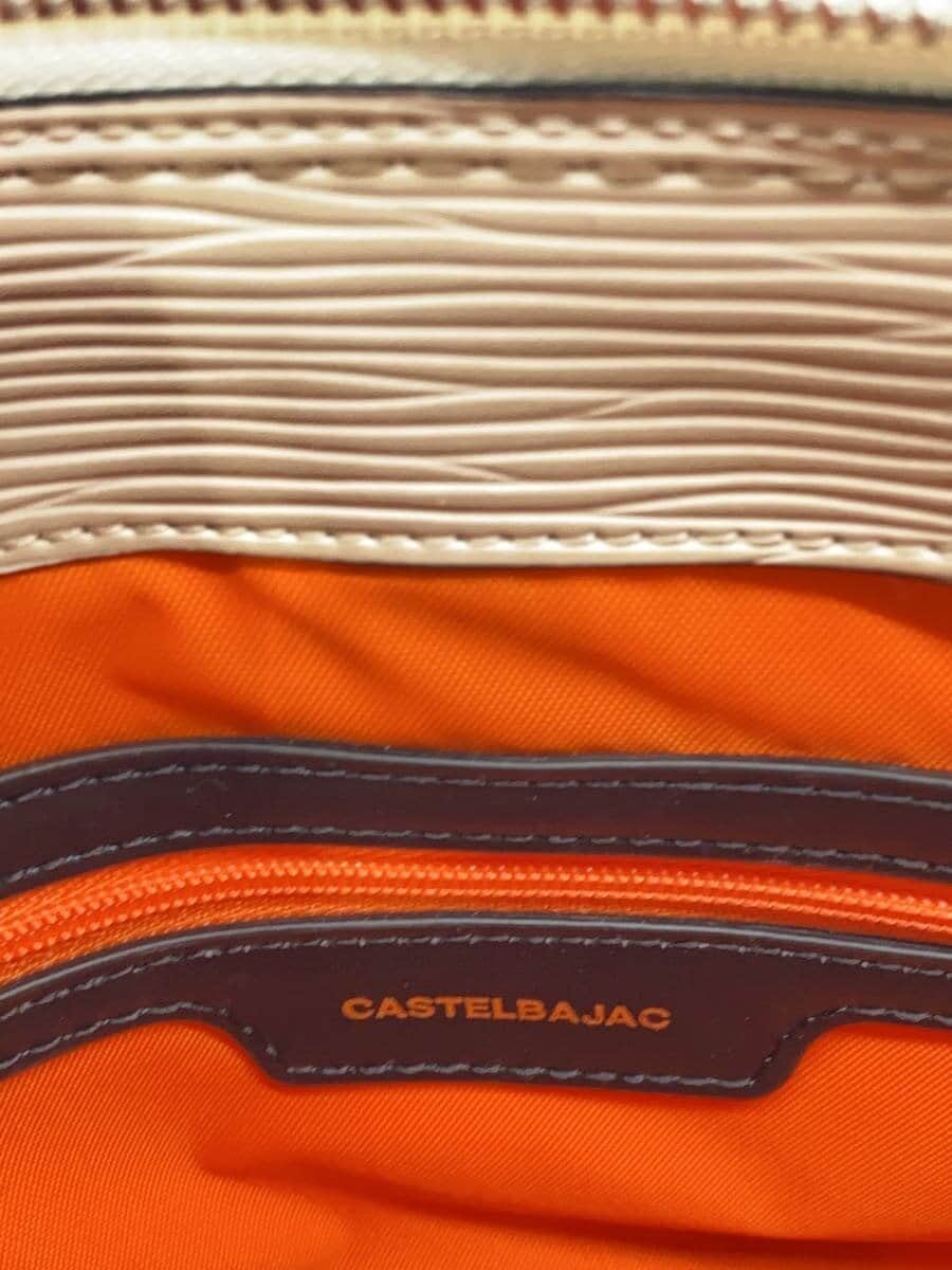 CASTELBAJAC second bag leather WHT 072131 5
