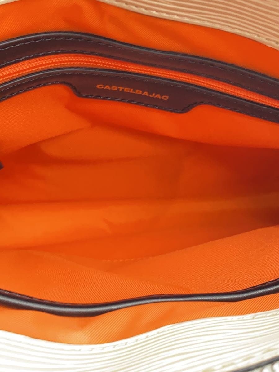 CASTELBAJAC second bag leather WHT 072131 6