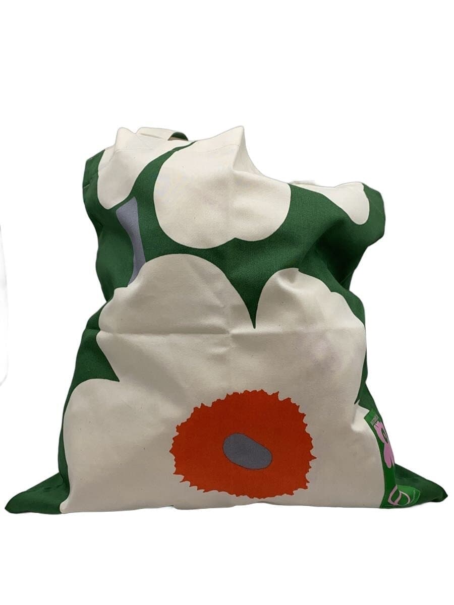 marimekko Tote Bag Cotton WHT Unikko60th