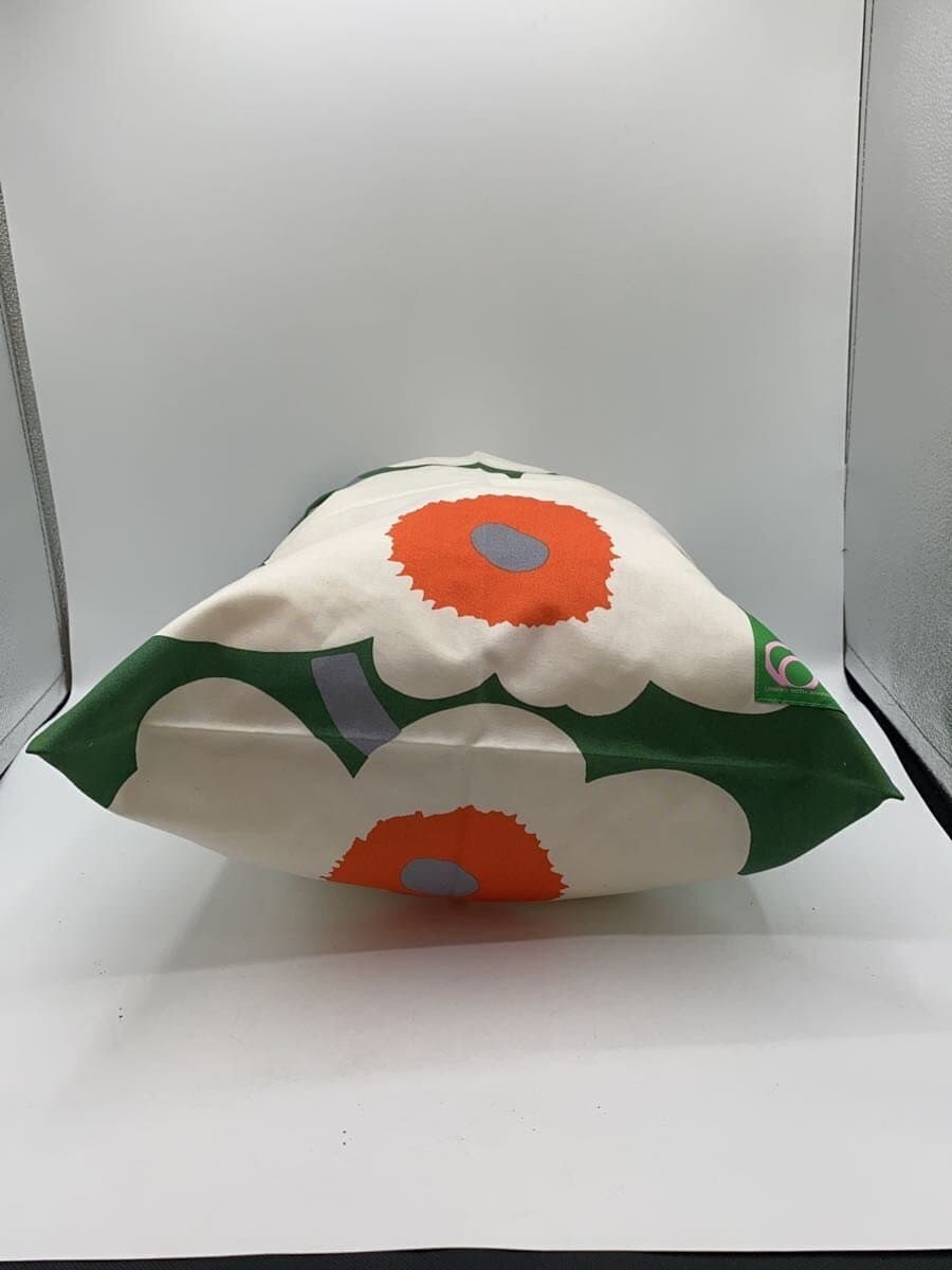 marimekko Tote Bag Cotton WHT Unikko60th 4