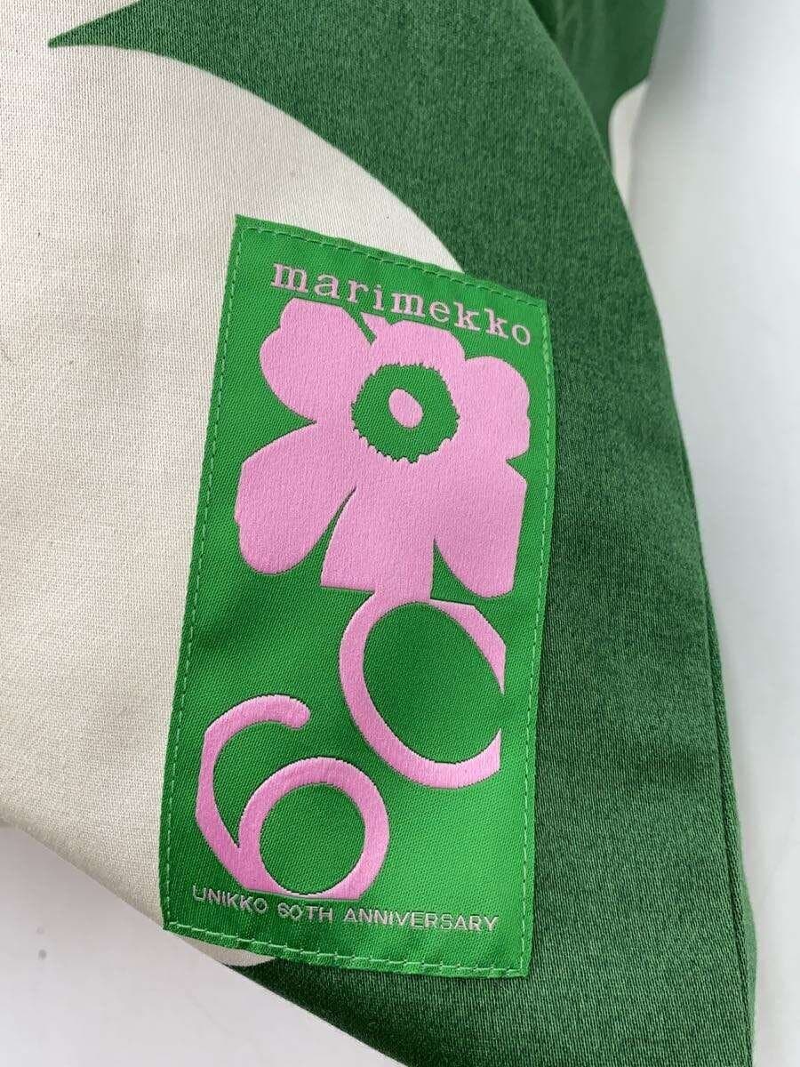 marimekko Tote Bag Cotton WHT Unikko60th 5