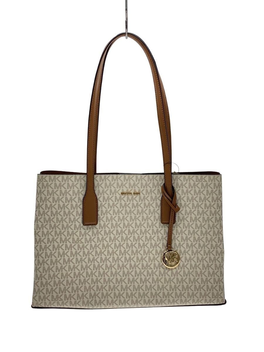MICHAEL KORS tote bag PVC WHITE all-over pattern 30S5G9RT2B