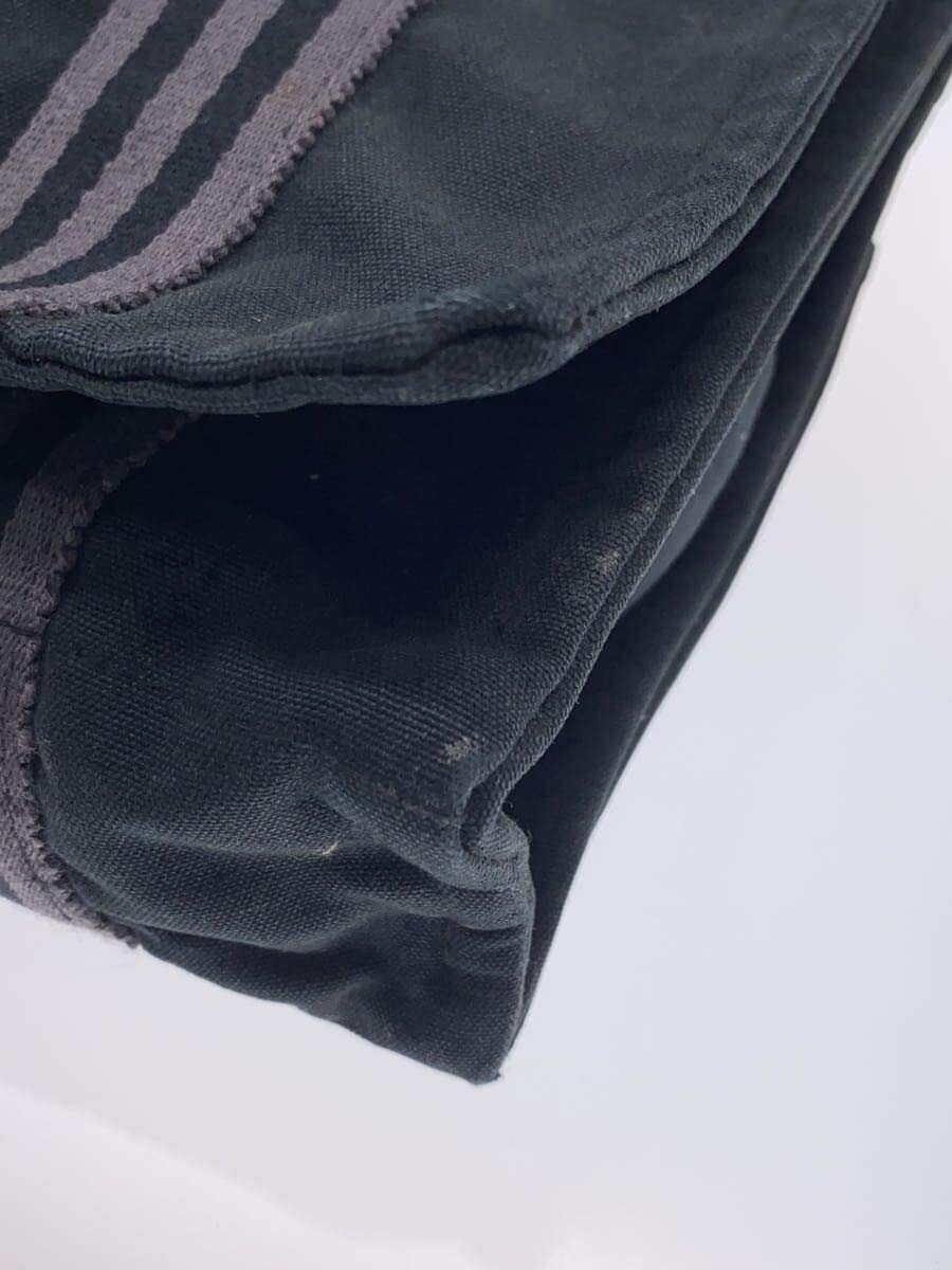HERMES Shoulder Bag Canvas Black 7