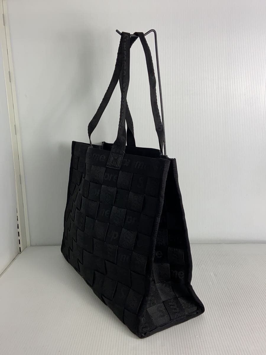 Supreme Tote Bag Polyester Black All Over Pattern 24SS WEEK15 Woven Tote 2