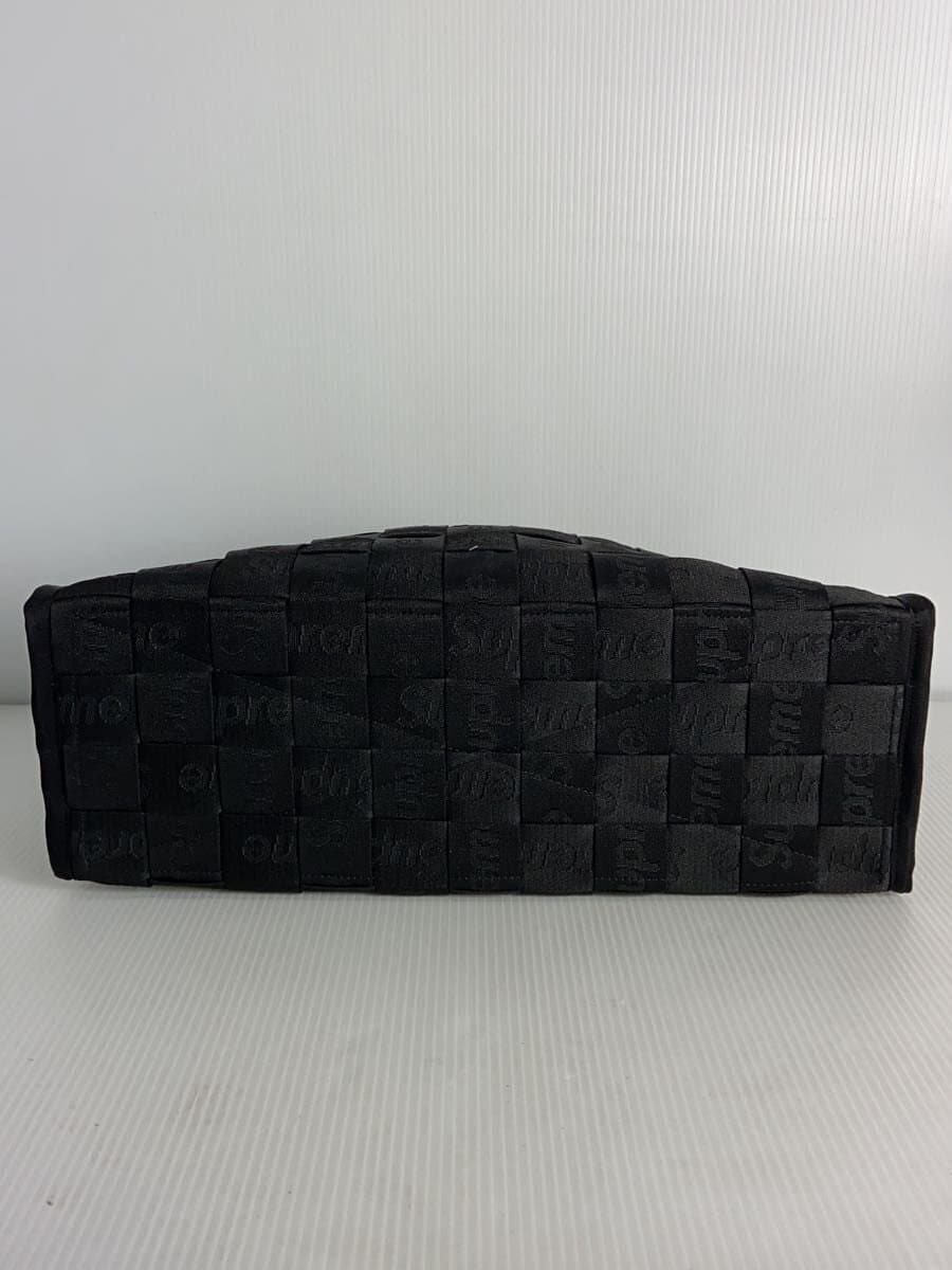 Supreme Tote Bag Polyester Black All Over Pattern 24SS WEEK15 Woven Tote 4