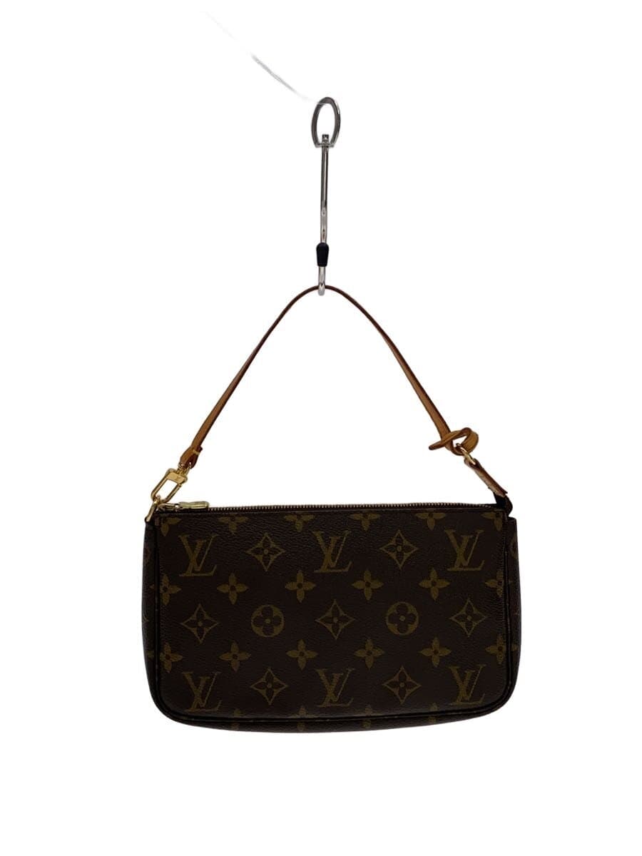 LOUIS VUITTON1)Pochette Accessoires_Monogram Canvas Brown