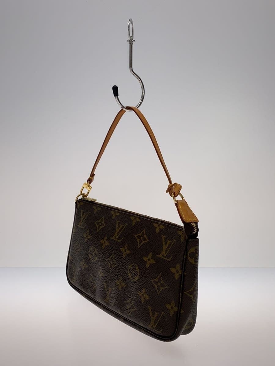 LOUIS VUITTON1)Pochette Accessoires_Monogram Canvas Brown 2