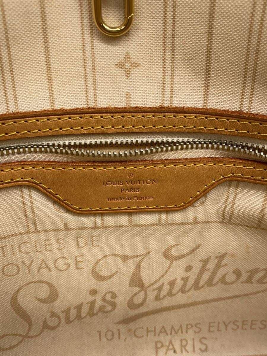 LOUIS VUITTON1)Neverfull PM_Damier Azur White Inside With Stain 5